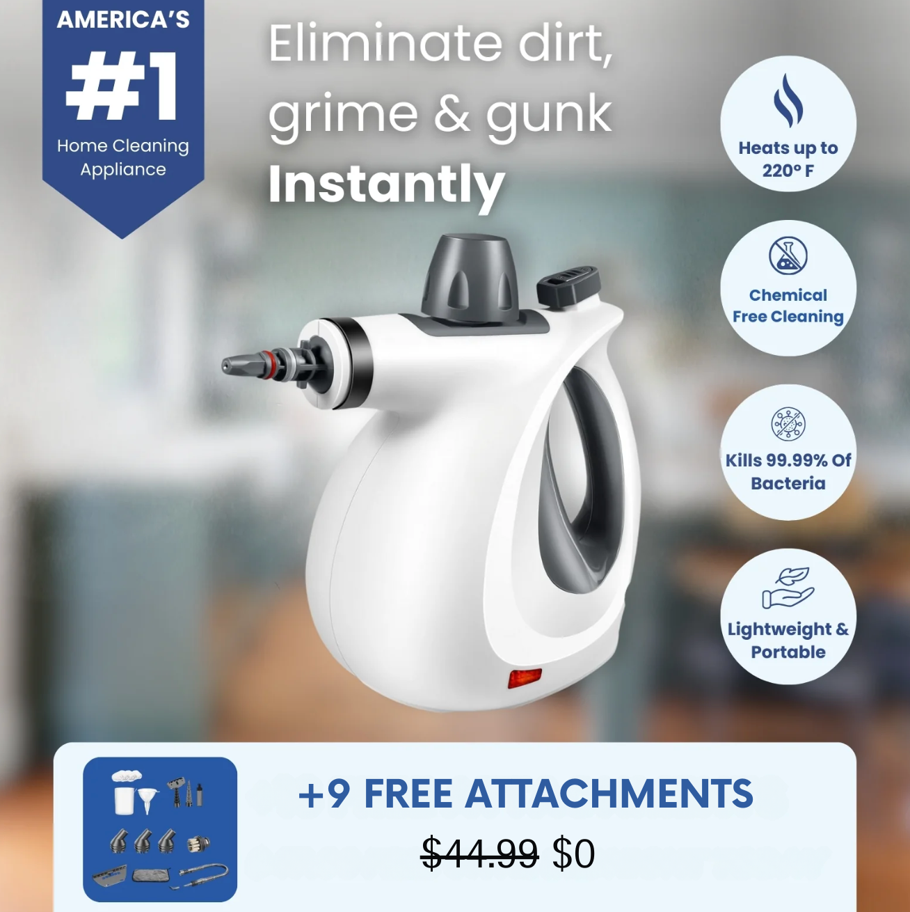 Pressurized Steam Cleaner
